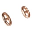 Hermes 18K Rose Gold Chain D Ancre TPM Earrings Supply