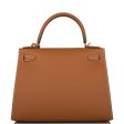 Hermes Kelly 28 Sellier Gold Epsom Gold Hardware Online now