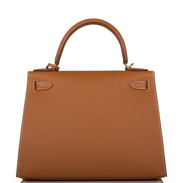 Hermes Kelly 28 Sellier Gold Epsom Gold Hardware Online now