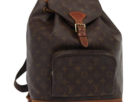 LOUIS VUITTON Monogram Montsouris GM Backpack M51135  82289 on Sale