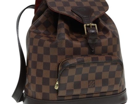 LOUIS VUITTON Damier Ebene Montsouris MM Backpack N51143  87883 Supply