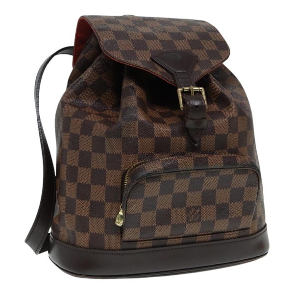 LOUIS VUITTON Damier Ebene Montsouris MM Backpack N51143  87883 Supply