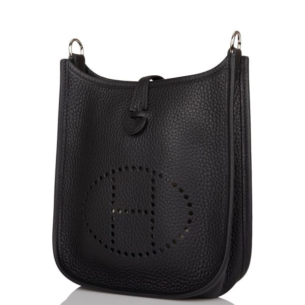 Hermes Evelyne TPM Black Clemence Palladium Hardware Online Hot Sale