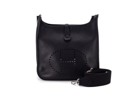 Hermes Evelyne III 29 Medium Black - D Stamp For Sale