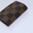 LOUIS VUITTON Damier Ebene Buton de Manchette Cadena Cuffs M64601  87817 Online now