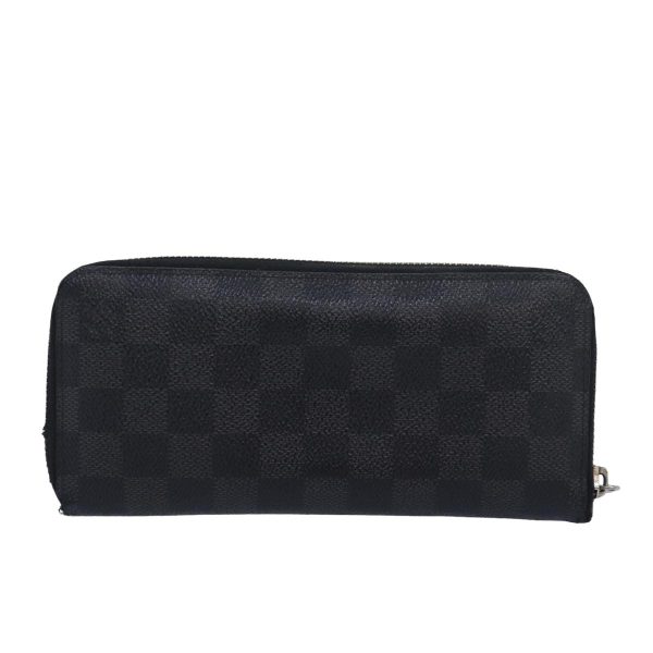 LOUIS VUITTON Damier Graphite Zippy Wallet Vertical N63095  bs16415 Fashion