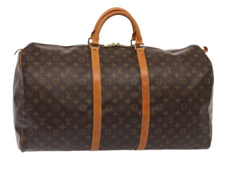 LOUIS VUITTON Monogram Keepall 60 Boston Bag M41422  84654 Online now