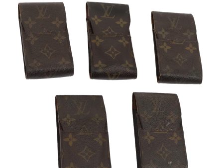 LOUIS VUITTON Monogram Etui Cigarette Cigarette Case 5Set  85752 For Cheap