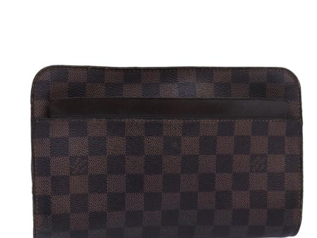 LOUIS VUITTON Damier Ebene Saint Louis Clutch Bag N51993  am6670 Online Hot Sale