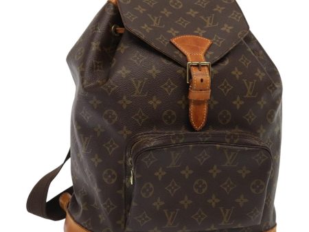 LOUIS VUITTON Monogram Montsouris GM Backpack M51135  83796 Fashion