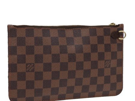 LOUIS VUITTON Damier Ebene Neverfull MM Pouch Accessory Pouch  86493 For Discount