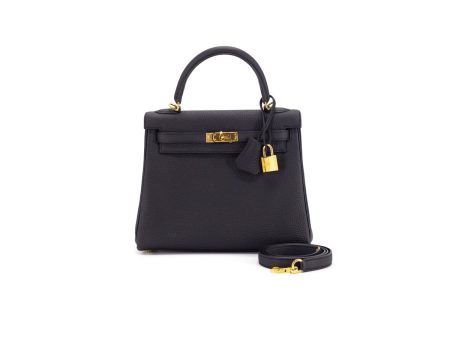 Hermes Kelly 25 Noir - A Stamp Online now