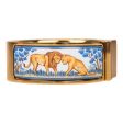 Hermes  Safari  Loquet Wide Printed Enamel Bracelet PM (65) ( ) Online Sale