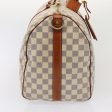 LOUIS VUITTON Damier Azur Keepall Bandouliere 45 Boston Bag N48223  82740 Online