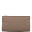 Hermes Kelly Wallet To Go Etoupe Epsom Palladium Hardware Cheap