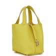 Hermes Picotin Lock 18 Lime Clemence Palladium Hardware Online Sale