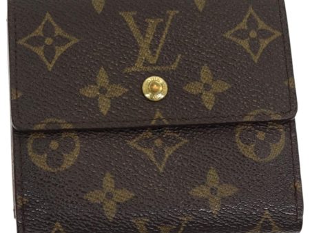 LOUIS VUITTON Monogram Portefeuille Elise Trifold Wallet M61654  86291 Online Sale