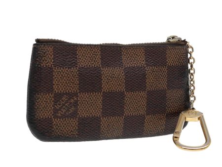 LOUIS VUITTON Damier Ebene Pochette Cles Coin Purse N62658  86459 Hot on Sale