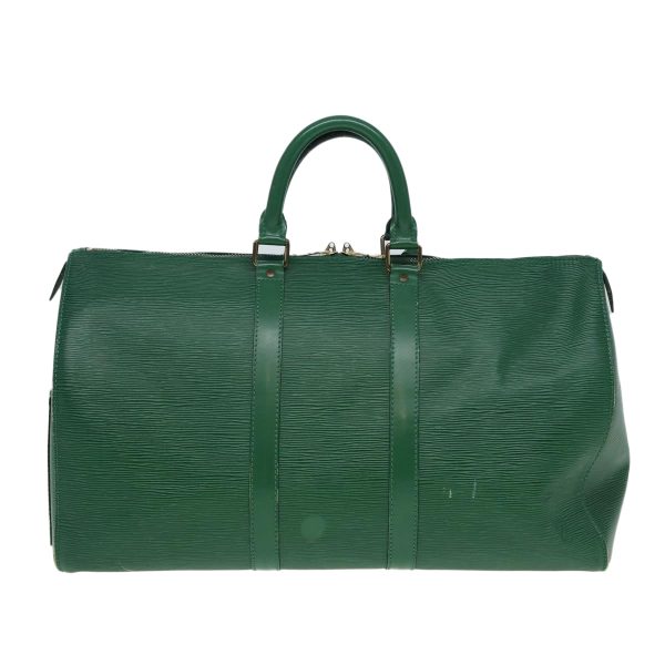 LOUIS VUITTON Epi Keepall 45 Boston Bag Green M42974  85351 Online Hot Sale