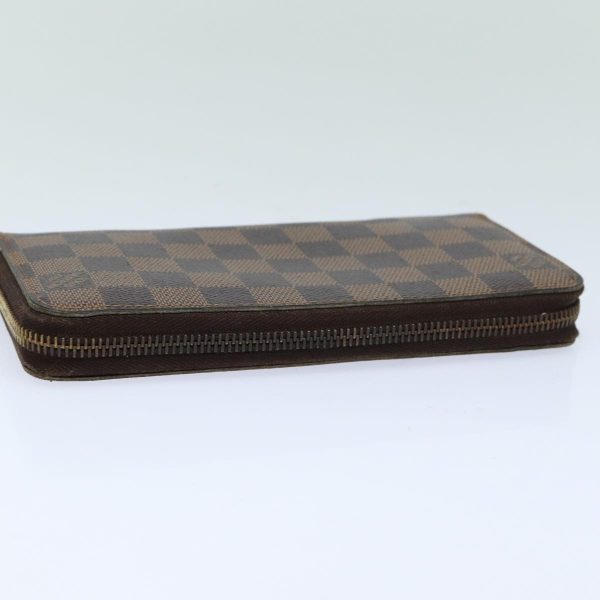 LOUIS VUITTON Damier Ebene Zippy Wallet Long Wallet N41661  bs16183 Discount