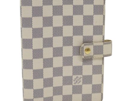 LOUIS VUITTON Damier Azur Agenda MM Day Planner Cover R20707  83749 Hot on Sale