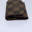 LOUIS VUITTON Damier Ebene Buton de Manchette Cadena Cuffs M64601  87817 Online now