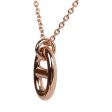 Hermes 18k Rose Gold Farandole PM Pendant Necklace Cheap