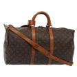 LOUIS VUITTON Monogram Keepall Bandouliere 50 Boston Bag M41416  81388 Supply