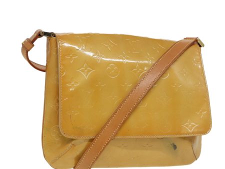 LOUIS VUITTON Monogram Vernis Thompson Street Bag Beige M91301  84633 For Sale