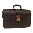 LOUIS VUITTON Monogram Serviette Fermoir Business Bag Vintage M53305 Auth am6571 Sale