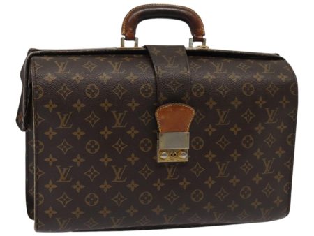 LOUIS VUITTON Monogram Serviette Fermoir Business Bag Vintage M53305 Auth am6571 Sale