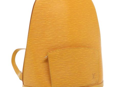 LOUIS VUITTON Epi Gobelins Backpack Yellow M52299  ep5034 Cheap