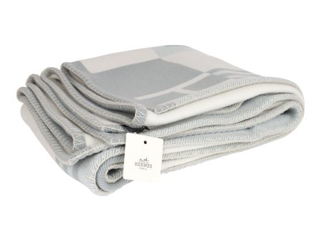 Hermes  Ithaque  Gris and Perle Blanket Sale