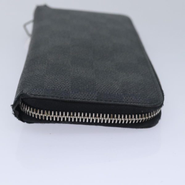 LOUIS VUITTON Damier Graphite Zippy Wallet Vertical N63095  bs16415 Fashion