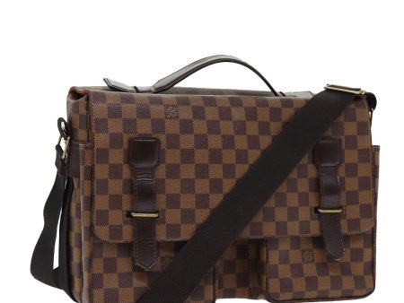 LOUIS VUITTON Damier Ebene Broadway Shoulder Bag N42270  yb664 Sale