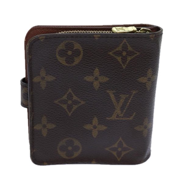 LOUIS VUITTON Monogram Compact Zip Wallet M61667  bs16753 Online