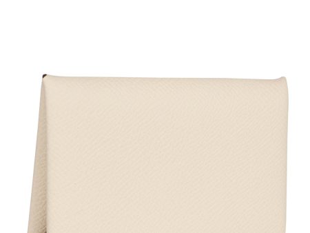 Hermes Calvi Card Holder Nata Verso Epsom Palladium Hardware Cheap