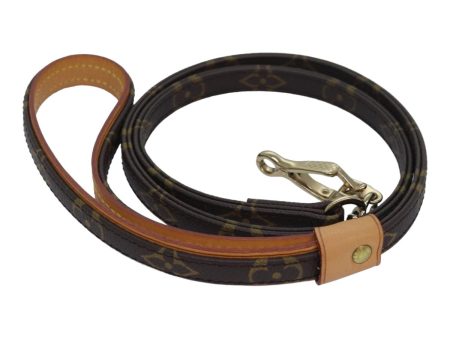 LOUIS VUITTON Monogram Less Baxter MM Dog Leash M58056  79348 Online Sale