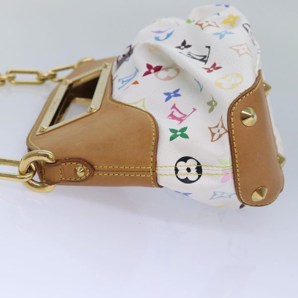 LOUIS VUITTON Monogram Multicolor Judy PM Bag White M40257  ar12108A Sale