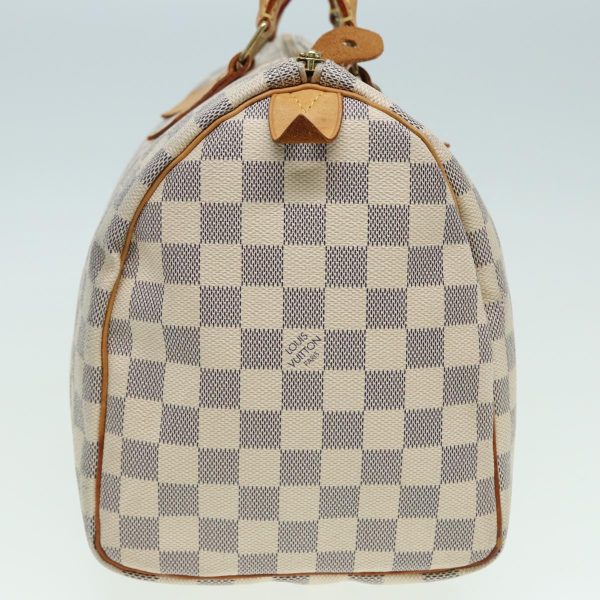 LOUIS VUITTON Damier Azur Speedy 30 Hand Bag N41533  83992 For Sale