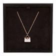 Hermes 18k Rose Gold Diamond Kelly Amulettes Pendant Necklace Online