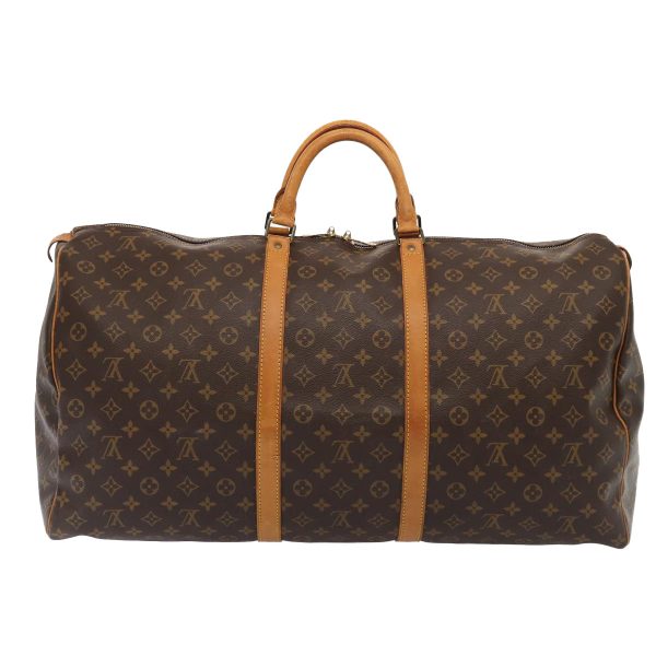 LOUIS VUITTON Monogram Keepall 60 Boston Bag M41422  yk13697 For Sale