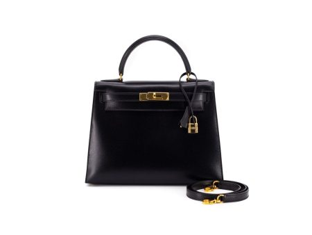 Hermes Kelly 28 Noir - [Q] Stamp Discount