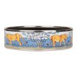 Hermes  Safari  Wide Printed Enamel Bracelet GM (70) (  - Excellent) Fashion