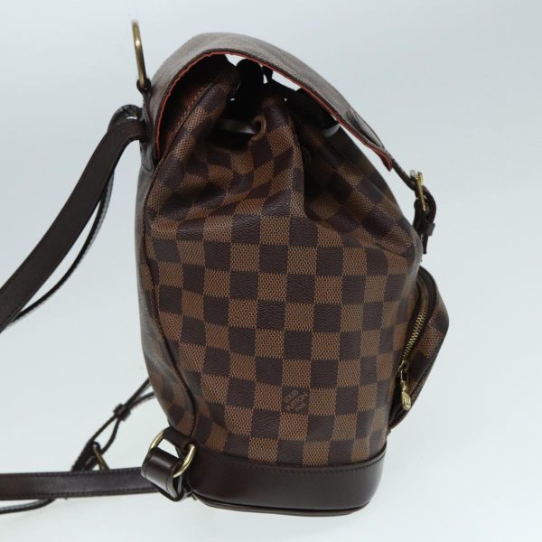 LOUIS VUITTON Damier Ebene Montsouris MM Backpack N51143  87883 Supply