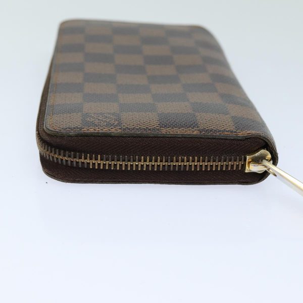 LOUIS VUITTON Damier Ebene Zippy Wallet Long Wallet N41661  bs16183 Discount