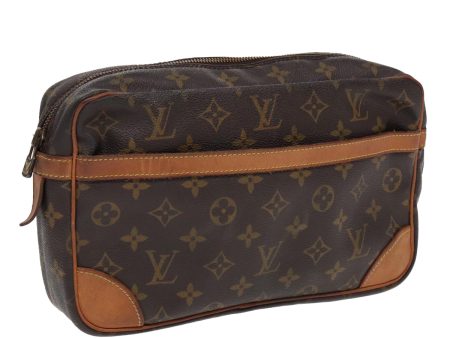 LOUIS VUITTON Monogram Compiegne 28 Clutch Bag M51845  am6780 Discount