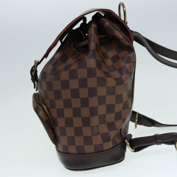 LOUIS VUITTON Damier Ebene Montsouris MM Backpack N51143  87883 Supply