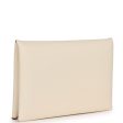 Hermes Calvi Card Holder Nata Epsom Palladium Hardware Fashion