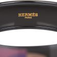 Hermes  Optique Chain d Ancre  Wide Printed Enamel Bracelet PM (65) For Sale